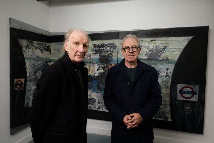 Installation view of Jock McFadyen with Jem Finer: Underground (and Surface)