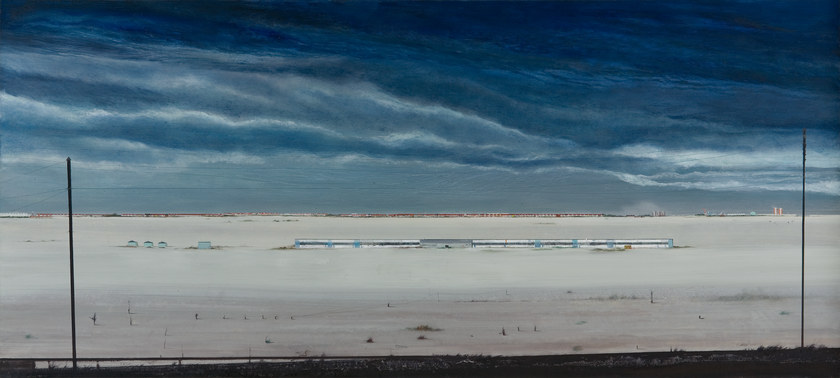 Dagenham, 2006. Oil on canvas. 152 by 339 cm. Private collection.
