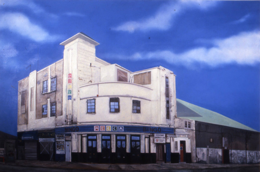 Great Junction Street, 1998. Oil on canvas. 198 by 300 cm. City Art Centre, Edinburgh.