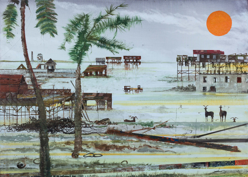 Poor Mother. Oil on canvas. 151 by 211 cm. Private collection.